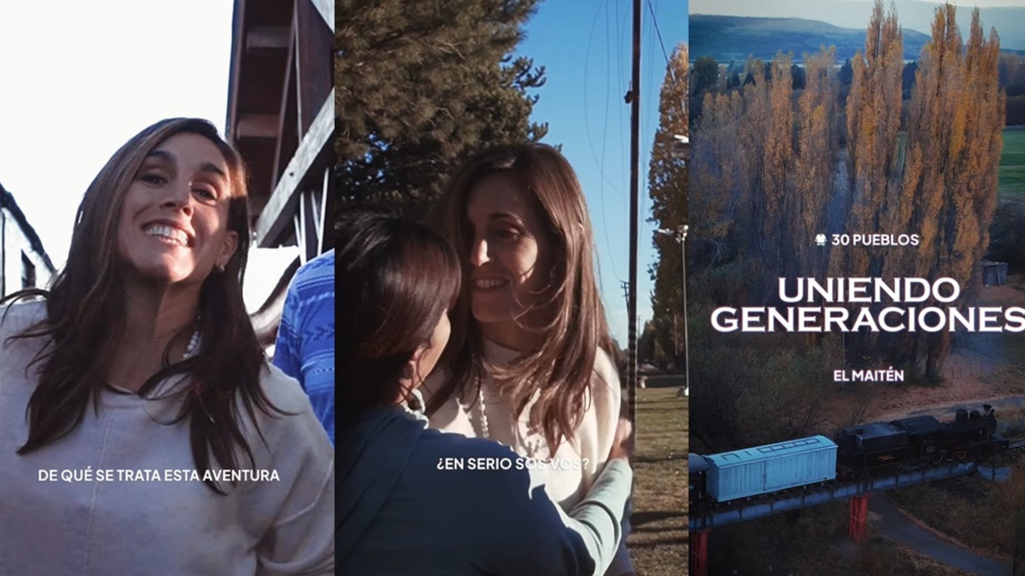 La Sole anda suelta por Chubut: se subió a La Trochita, metió peña con Yoel Hernández y enamoró a todos