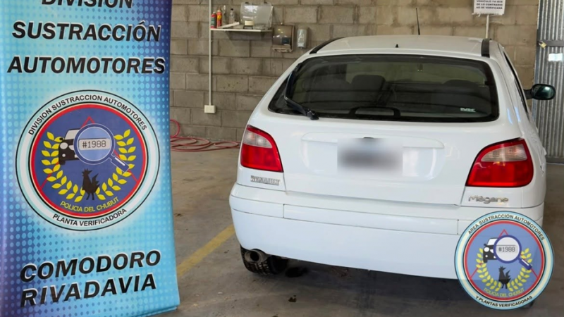Operativo en Comodoro: Secuestran un auto que tenía pedido de captura desde Puerto Madryn