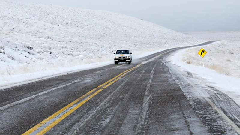Doble alerta amarilla en Chubut: pronostican fuertes vientos y nevadas