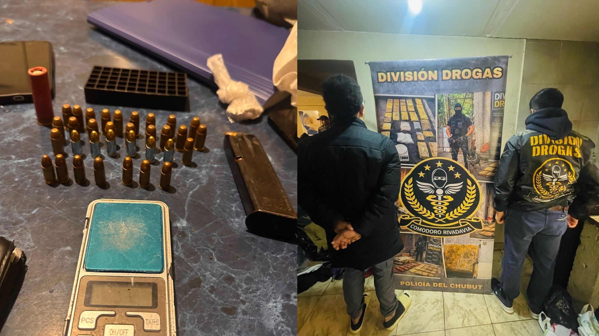 Golpe al narcotráfico en Comodoro: desbaratan una banda liderada por un proveedor que había sido expulsado del país