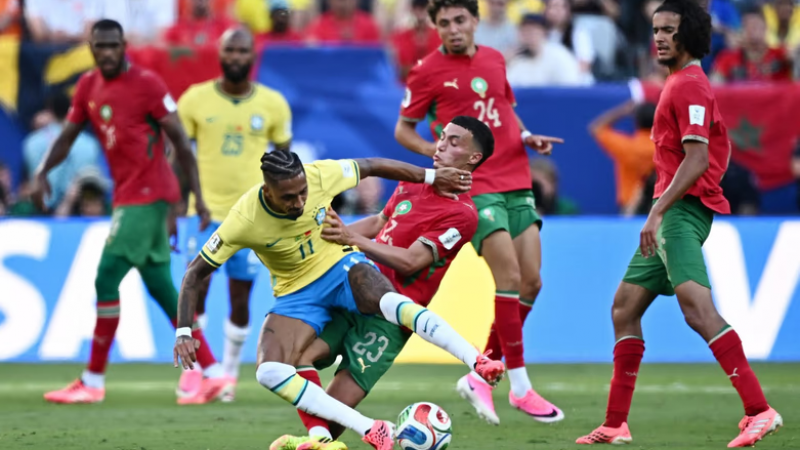 Brasil y Marruecos igualaron 1-1 en su presentación en el Mundial 2026