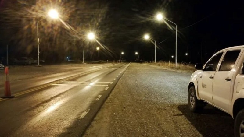 Alerta por hielo y calzada húmeda en la Ruta 259: piden extremar precauciones entre Esquel y Trevelin