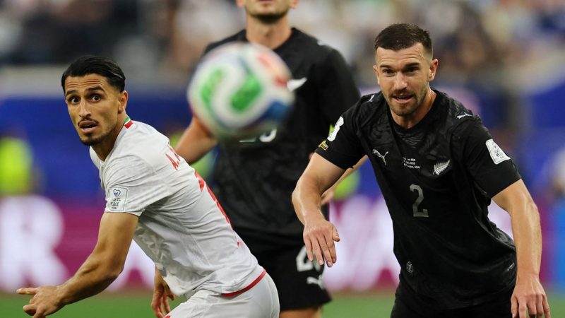 Con Tim Payne como titular, Nueva Zelanda empató ante Irán en el Mundial