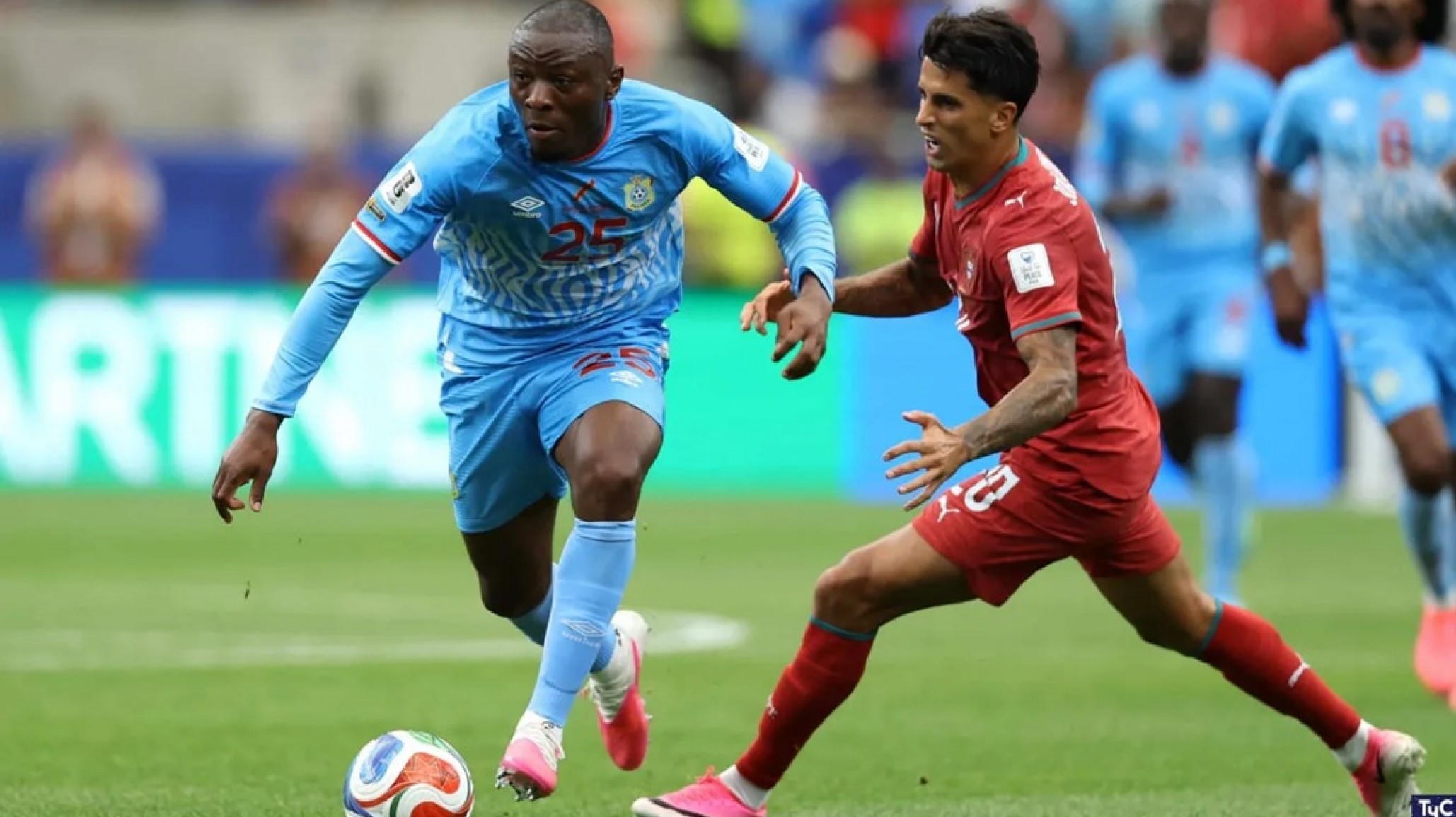 Otro golpe en el mundial: Portugal, uno de los candidatos, no pudo con Congo