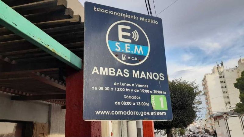 Comodoro: el Estacionamiento Medido será gratuito este fin de semana por el Día del Padre