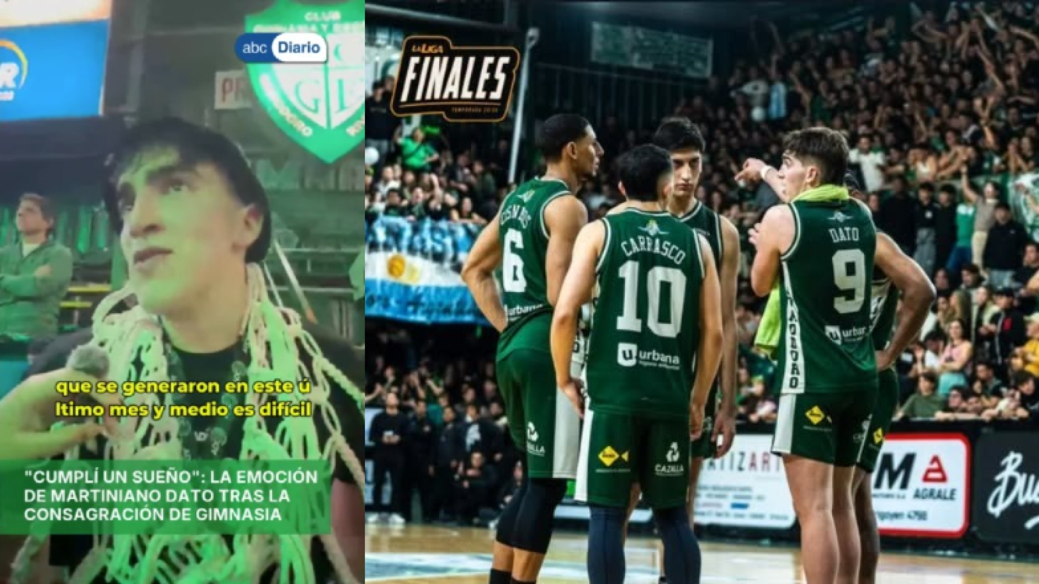 "Cumplí un sueño": la emoción de Martiniano Dato tras consagrarse campeón con Gimnasia