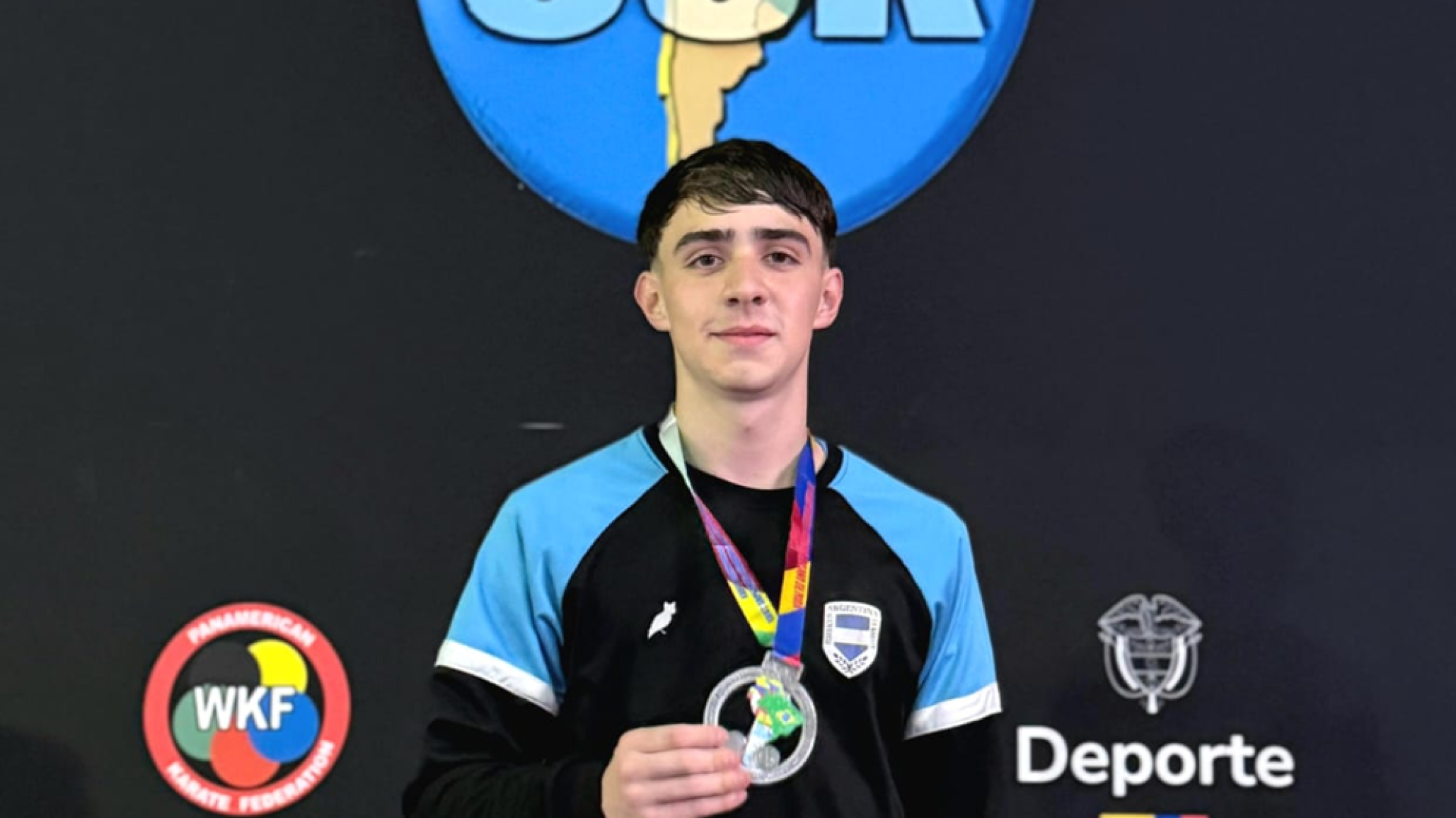 Franco Moroncini hizo podio en el Sudamericano de Karate