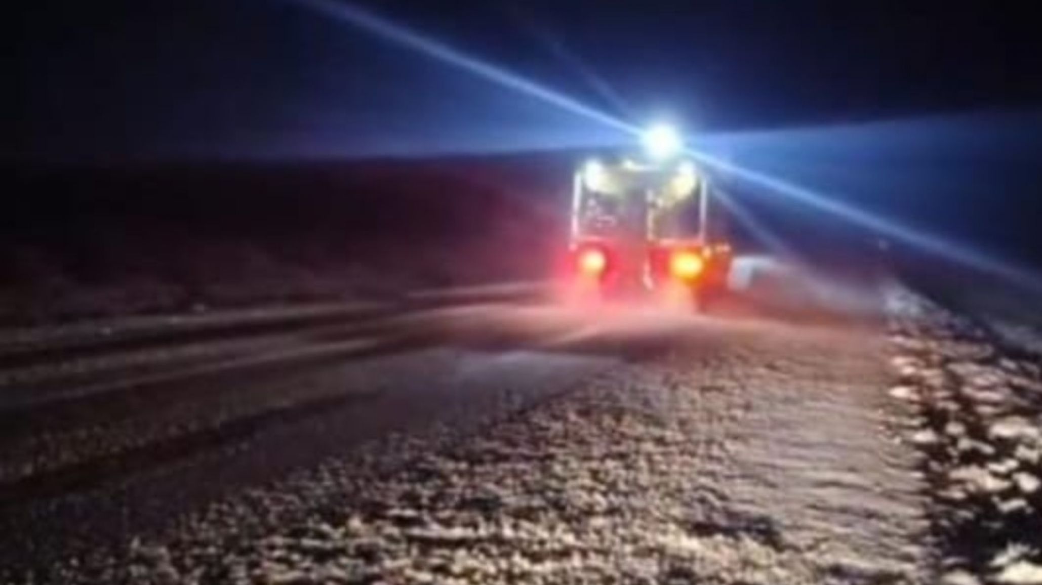 Ruta 26: piden circular con extrema precaución por nieve, escarcha y barro