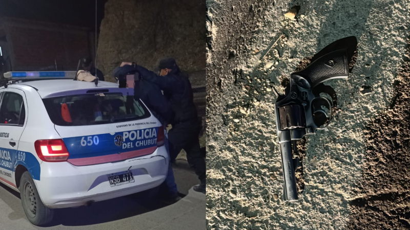 Comodoro: El hombre que circulaba armado en La Floresta tenía libertad condicional