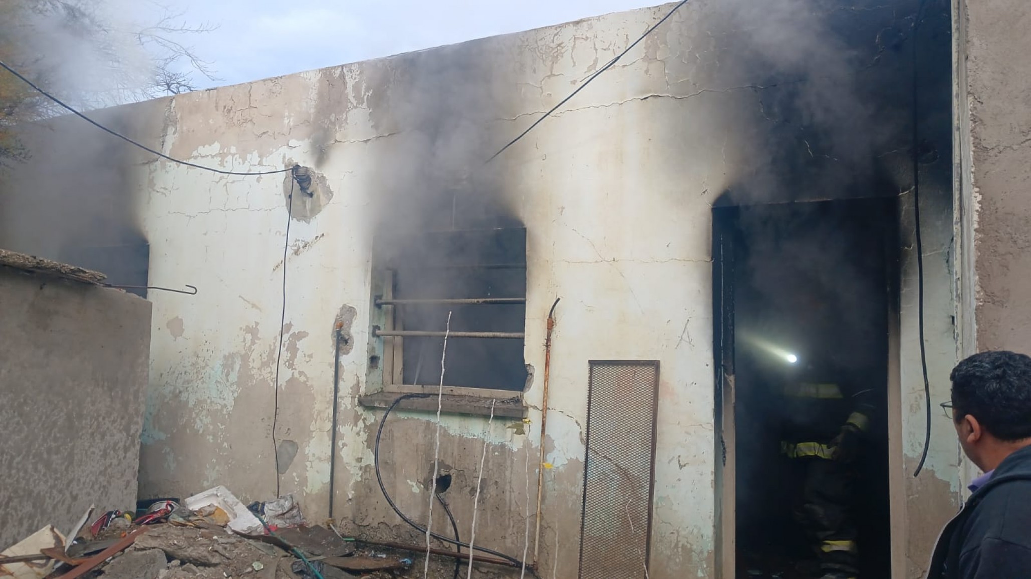 Investigan el incendio de una vivienda deshabitada en el barrio Ceferino