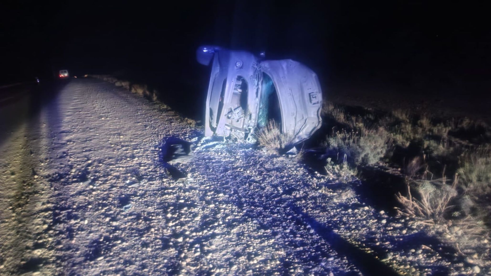 Accidente en Ruta 26: choque entre camioneta y camión en Rada Tilly dejó un herido leve