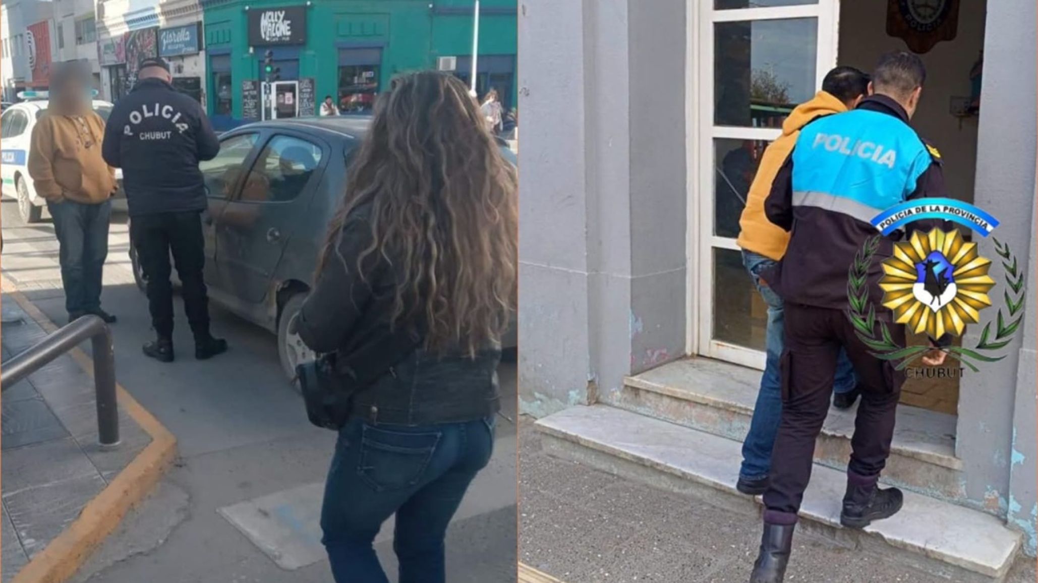 Violencia al volante en pleno centro de Comodoro: Chocó, se bajó furioso y le pegó una piña a la otra conductora
