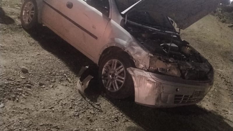 Choque en la Ruta 3: un auto terminó destrozado y descubrieron que una conductora manejaba sin licencia