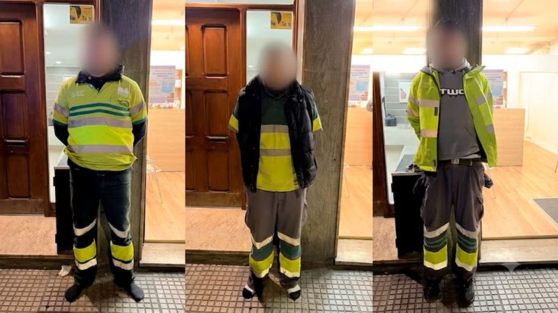 Se hicieron pasar por recolectores de residuos, asaltaron una veterinaria y fueron detenidos