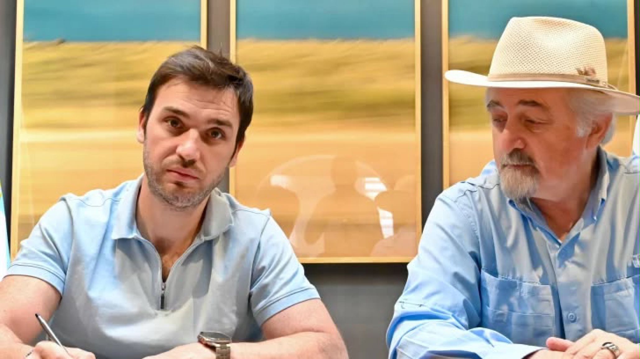 El gobernador Torres se reúne con Othar Macharashvili en Rawson