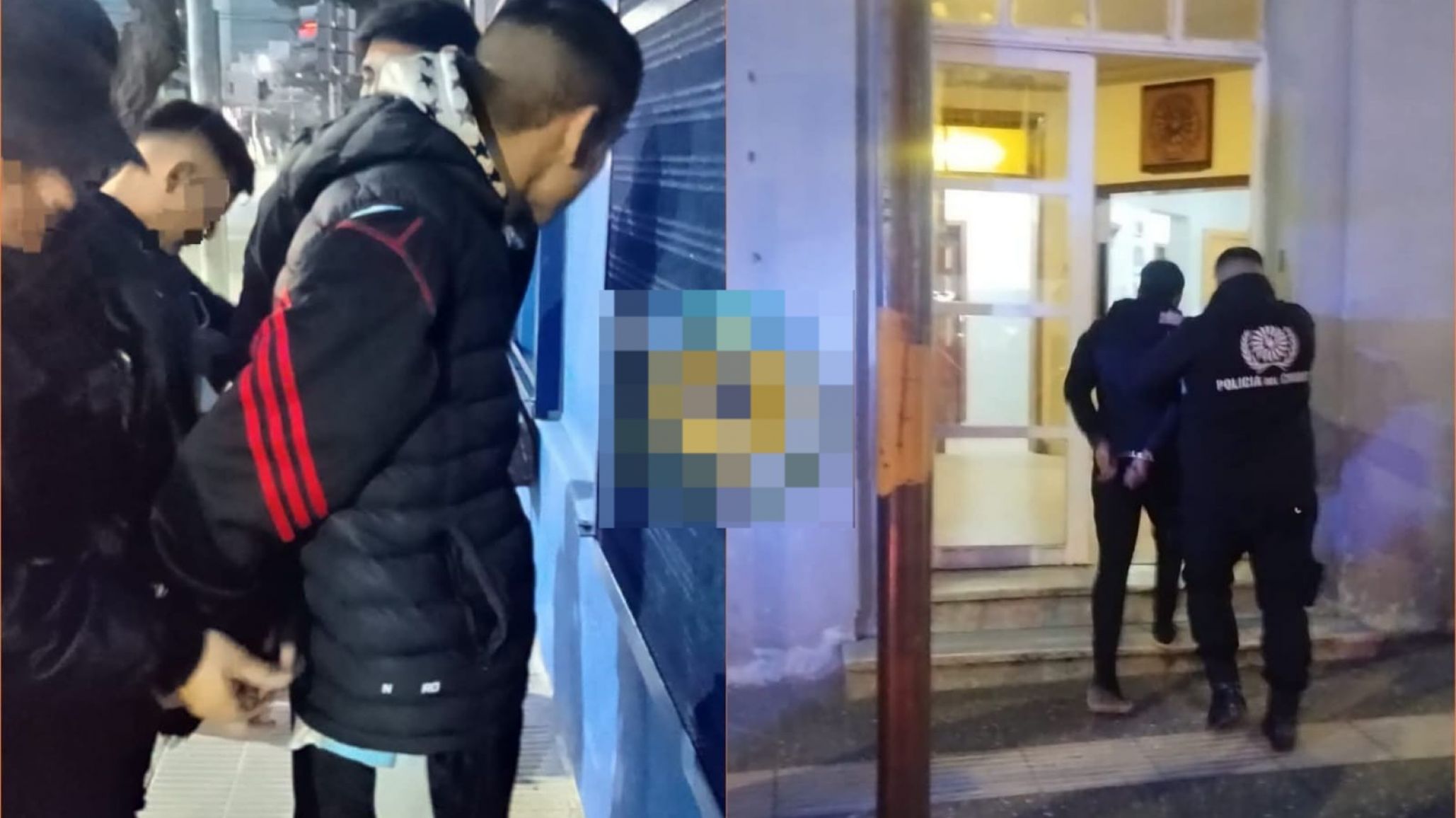Detuvieron a dos hombres cuando intentaban robar la batería de un vehículo en pleno centro