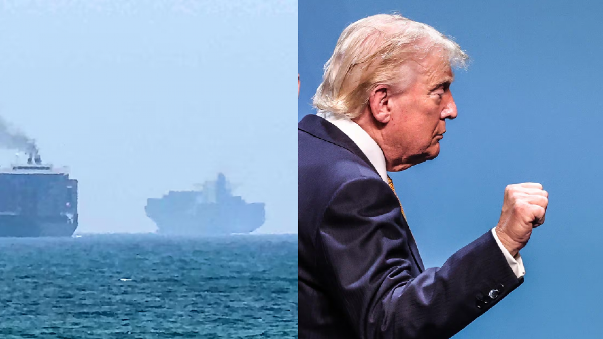 Trump anunció un nuevo bloqueo a los buques iraníes por el estrecho de Ormuz y el petróleo subió un 9%