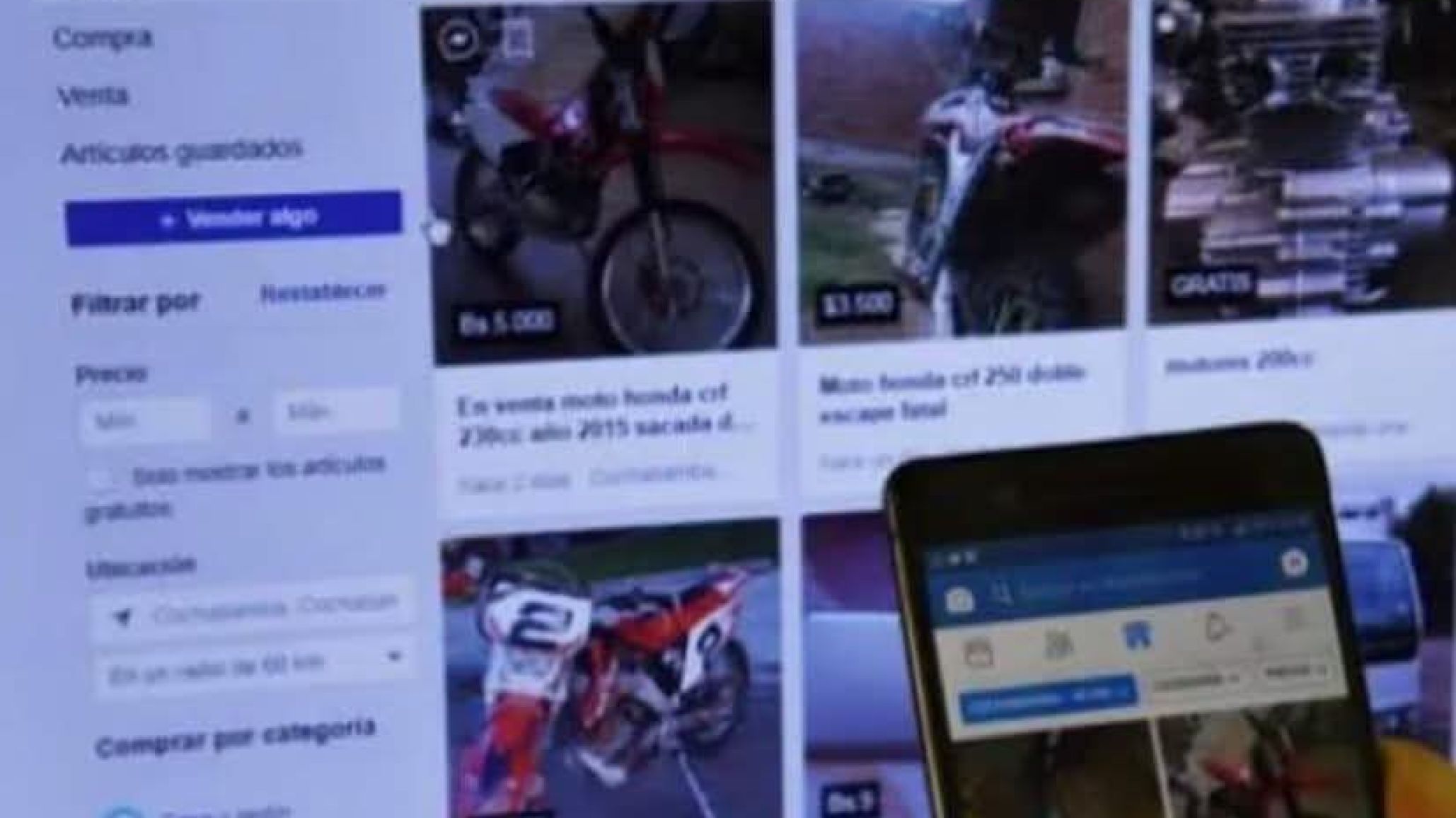 Compró un repuesto por Facebook y recibió un adoquín y ladrillos: investigan una presunta estafa