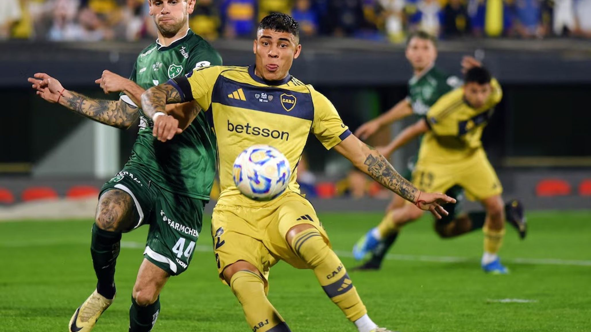 El Boca del "Vasco" le ganó bien a Sarmiento de Junín y avanza en la Copa Argentina