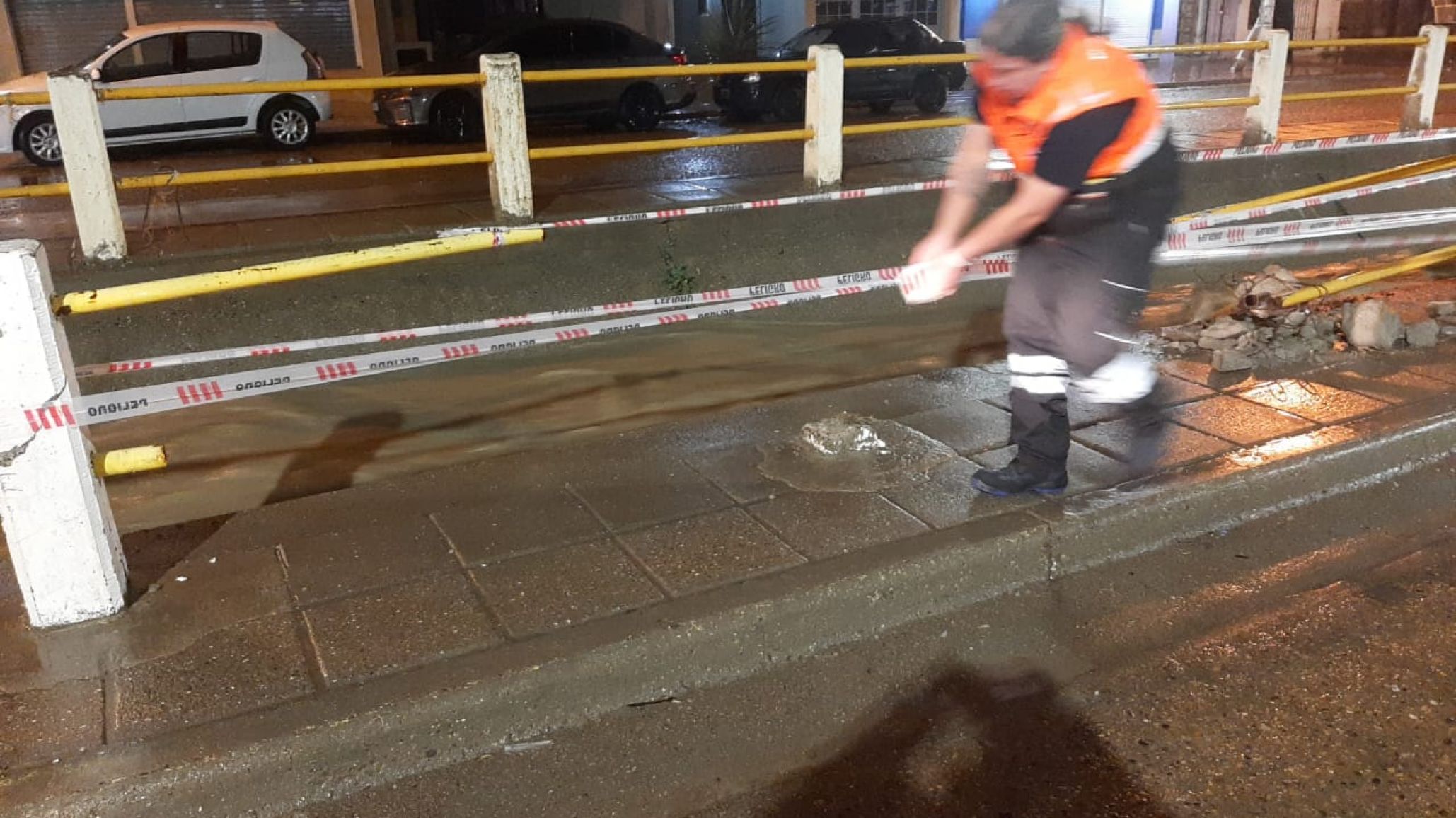 Comodoro: cayeron 33 milímetros de lluvia y ahora Defensa Civil alerta por heladas y hielo en las rutas