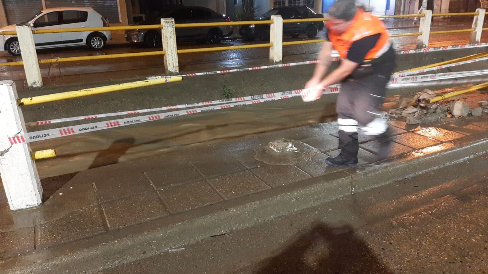 Comodoro: cayeron 33 milímetros de lluvia y ahora Defensa Civil alerta por heladas y hielo en las rutas