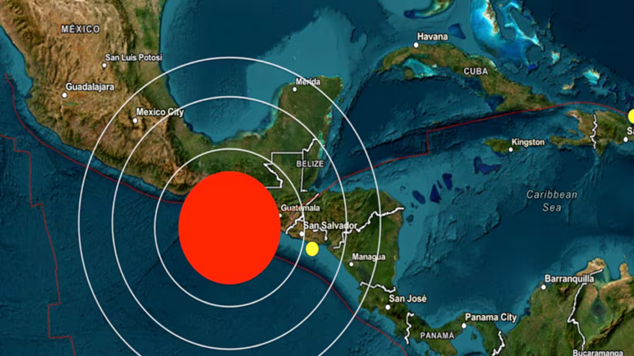 Pacífico: Un violento sismo de magnitud 7,3 sacude la frontera entre México y Guatemala