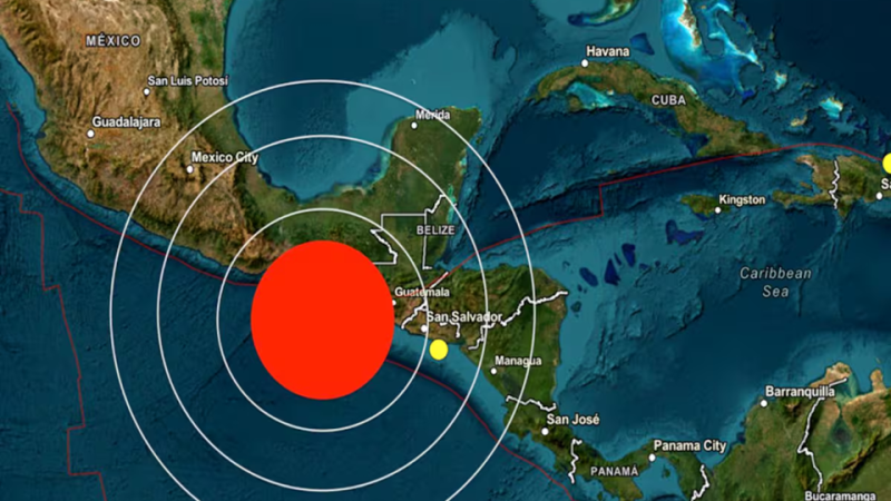 Pacífico: Un violento sismo de magnitud 7,3 sacude la frontera entre México y Guatemala