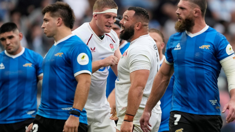 Con una camiseta inspirada en México 1986, Los Pumas perdieron frente a Inglaterra