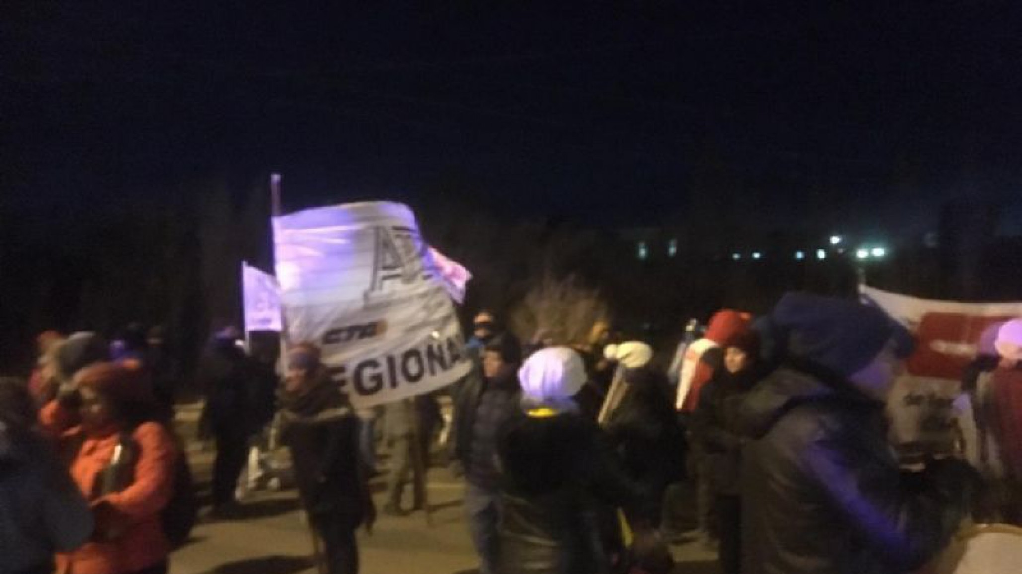 Corte de ruta de docentes en 3 y 26 y 3 y 39