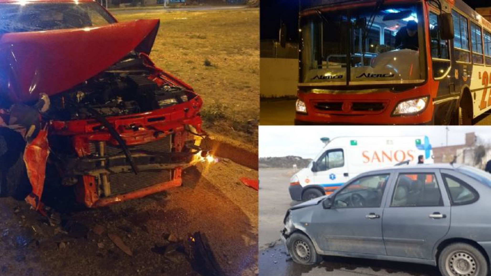 Hoy se registraron gran cantidad de choques en Trelew