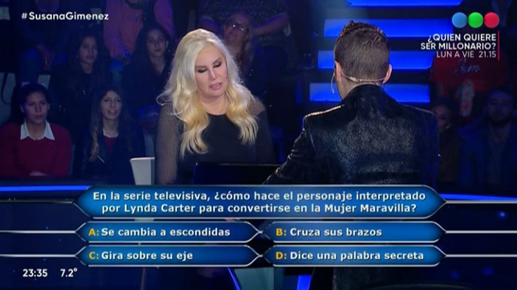 Susana Giménez participó de los 100 programas de Quien quiere ser millonario