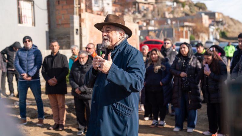 Othar inauguró la primera etapa de la ampliación de la red de gas de barrio Abel Amaya