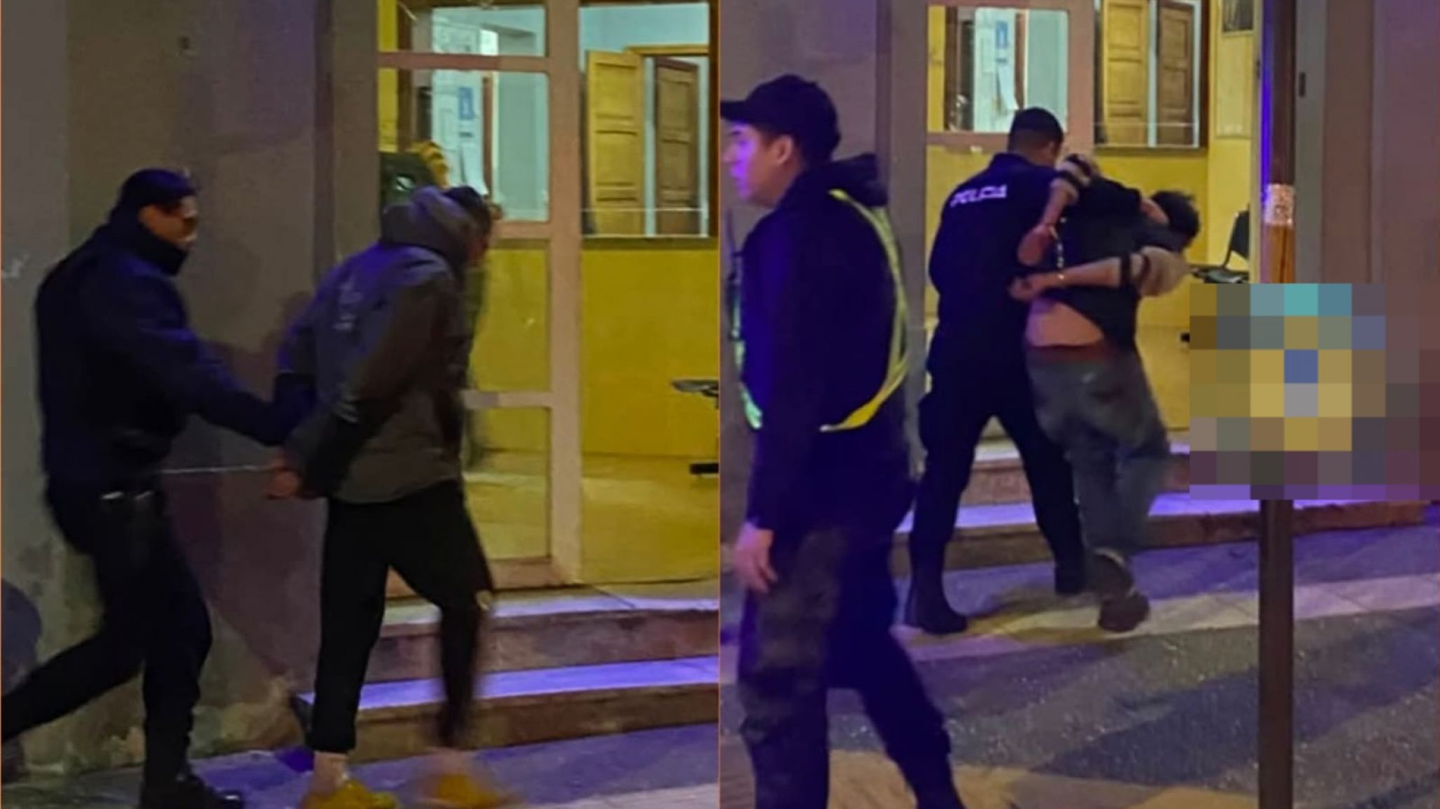 Rompieron el vidrio de una camioneta para robar herramientas, pero fueron detenidos tras una persecución