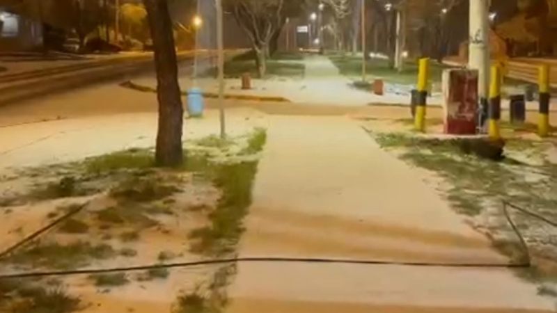 Comodoro amaneció con nevada y se ubicó entre las ciudades más frías del país