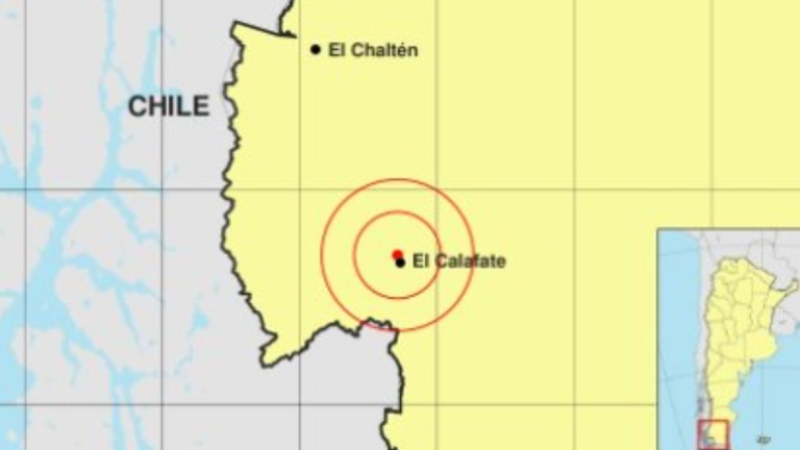 Entre el frío extremo y la tierra en movimiento: un sismo sorprendió a Santa Cruz