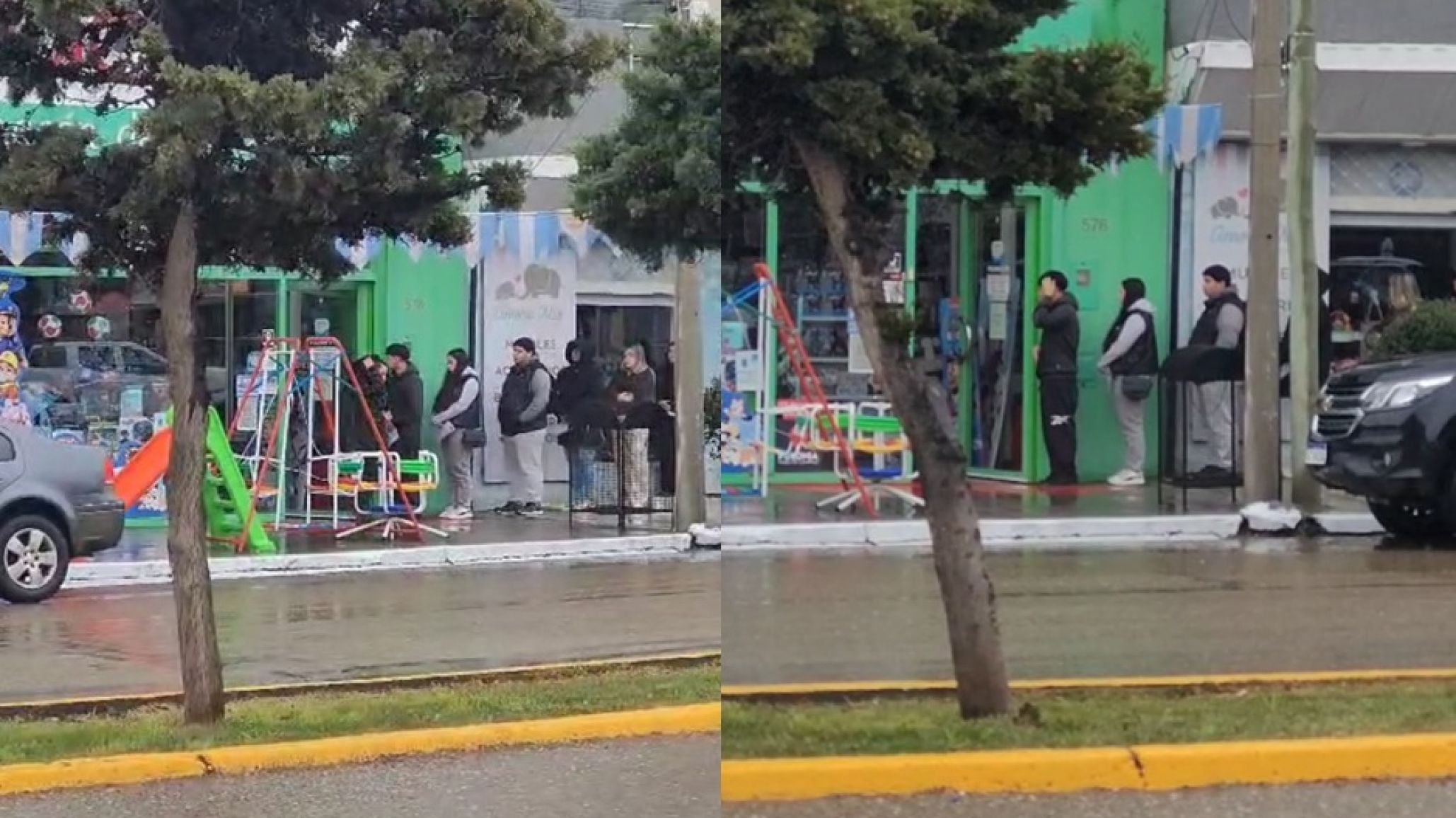 Una fila para dejar currículums en una juguetería expuso la desesperación por conseguir trabajo en Comodoro