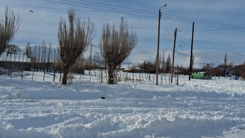 Las intensas nevadas dejaron 40 centímetros de nieve en Ricardo Rojas y complican los accesos rurales