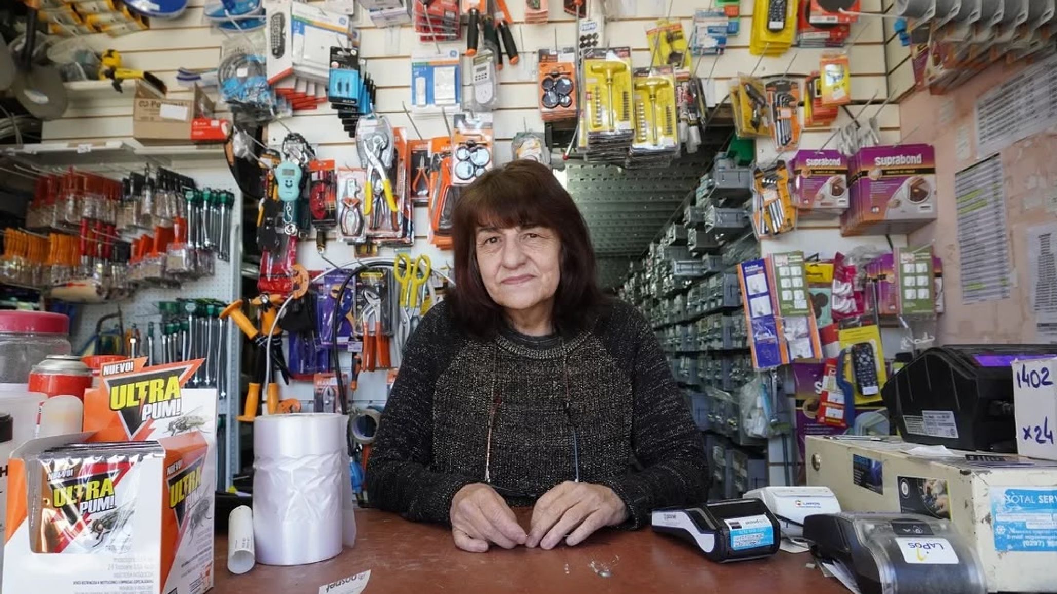 Murió "Loly", la dueña de la tradicional ferretería "El Hornero" de Rada Tilly