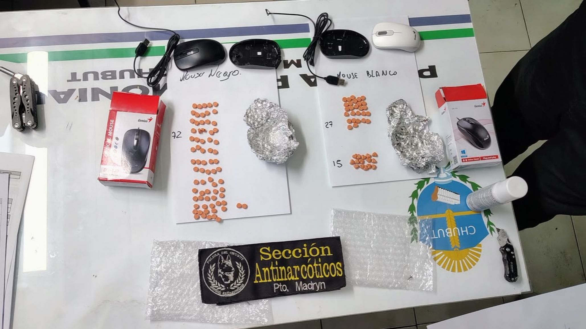Desarticularon una organización que traficaba drogas sintéticas entre Buenos Aires y Chubut