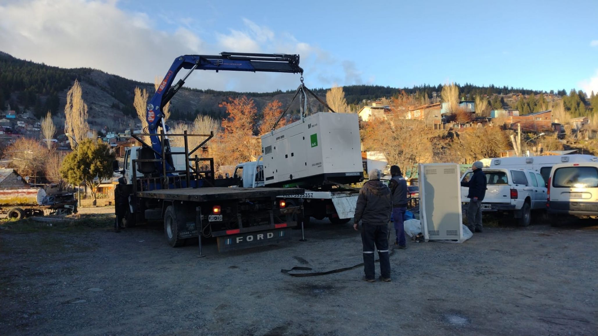Provincia instaló nuevo generador eléctrico en el Hospital Zonal de Esquel