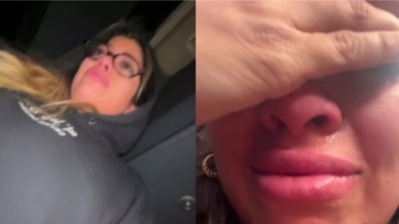 Se conoció el video de la mujer que enfrentó al acusado de acosarla durante el viaje a Comodoro
