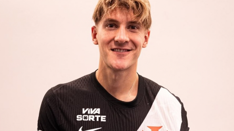 Facundo Colidio dejó River y fue presentado como nuevo jugador del Vasco