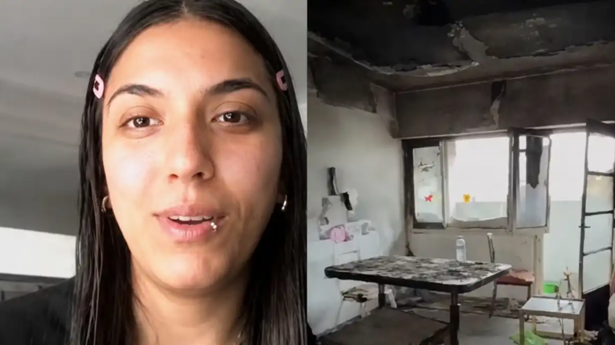 Se duchaba, escuchó ruidos y descubrió que su celular había explotado e incendiado su habitación
