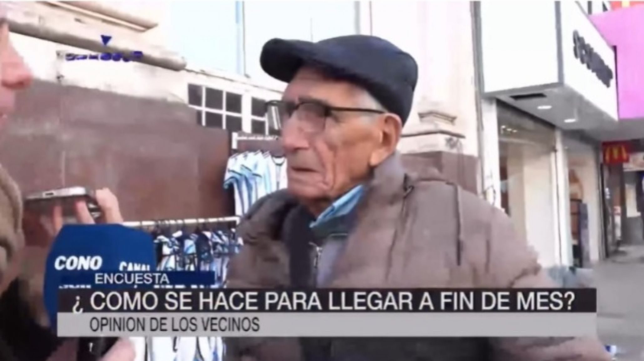 Tiene 86 años, cobra $400 mil y pasa hambre: "A la noche tomo agua"