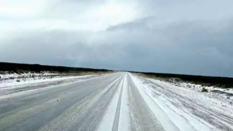 Alerta amarilla por nevadas en Chubut: prevén hasta 30 centímetros de nieve