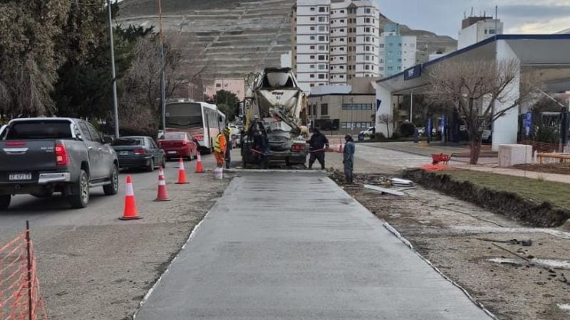 Comenzó la reconstrucción de la calzada en Pellegrini y avenida Yrigoyen