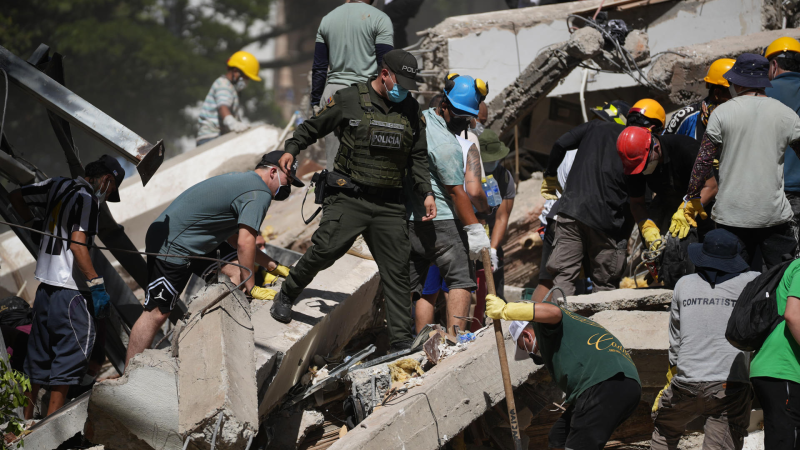 Terremoto en Colombia: ya confirmaron 273 muertos y hay 377 desaparecidos