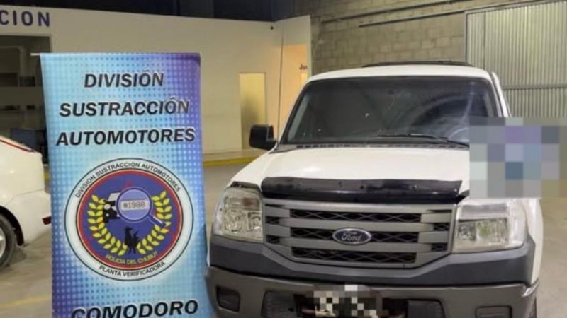 Encontraron una Ford Ranger con pedido de secuestro por una causa de estafa en una agencia de autos