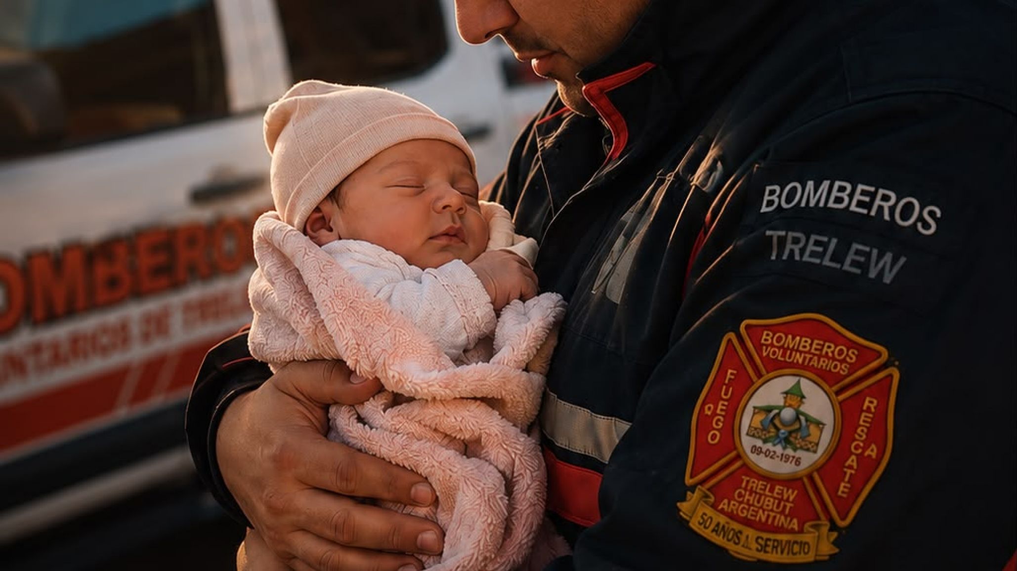 Una bebé de apenas siete días sufrió una broncoaspiración y sus padres acudieron a los Bomberos
