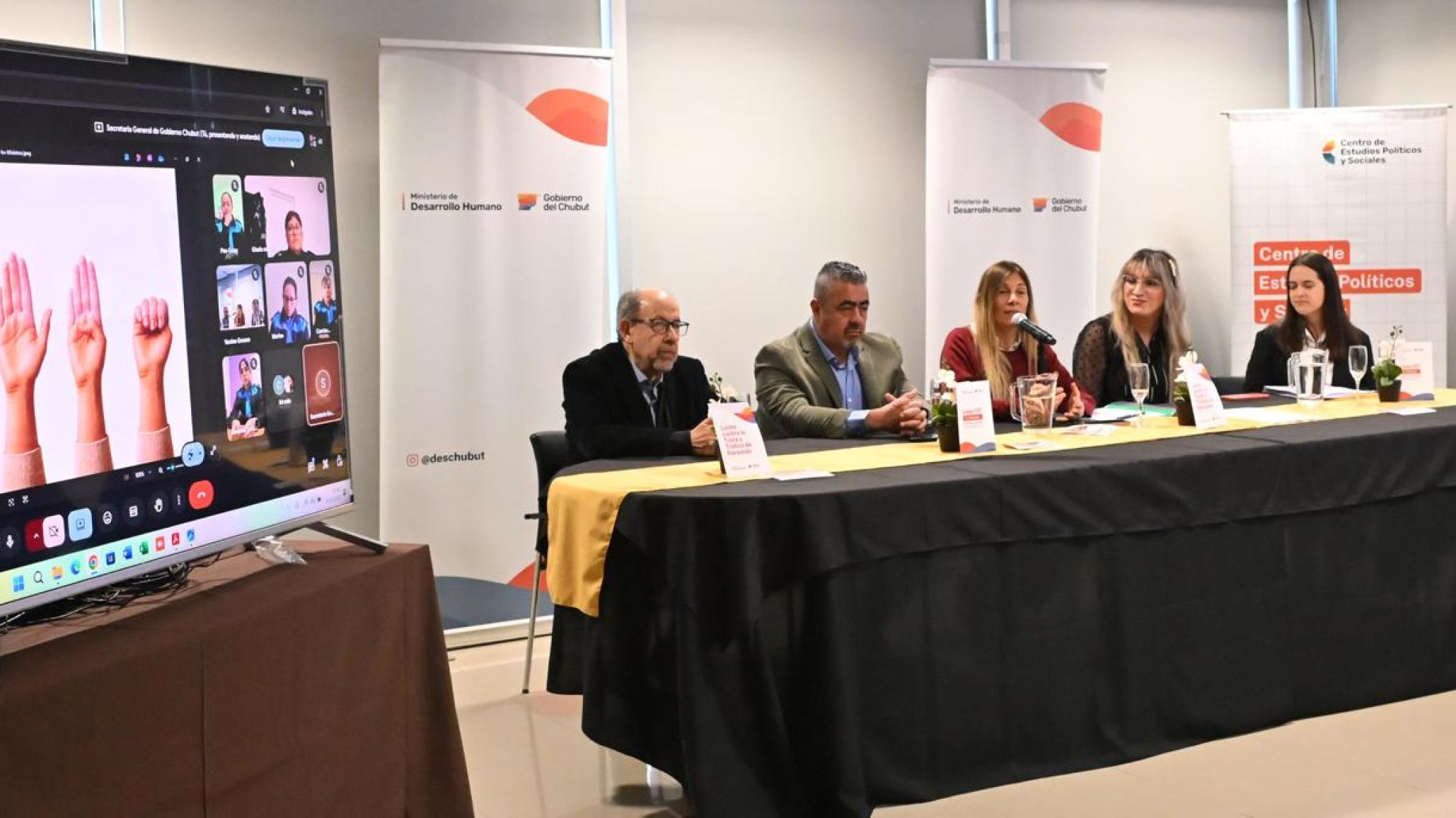 Chubut presentó el Protocolo de Actuación ante la Señal Internacional de Auxilio